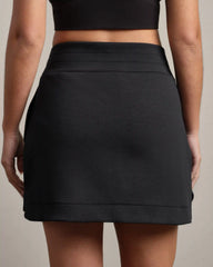 DreamGlow® Skort -- Pure Black Heather