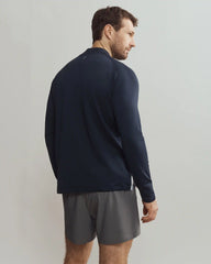 Extra Mile Fleece Pullover -- True Navy/Smoke