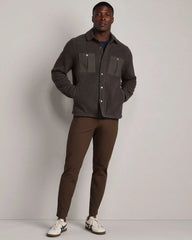 Fairbanks Fleece Shacket -- Cafe Noir