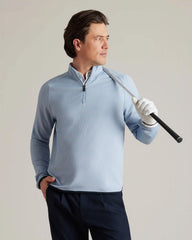 [OFFLINE] Founders Golf 1/4 Zip -- Arctic Blue/True Navy