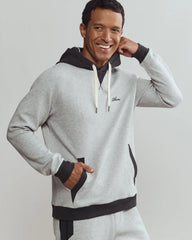 Heritage Midweight Hoodie -- Heather Gray/Black Heather