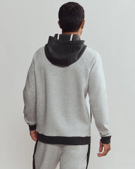 Heritage Midweight Hoodie -- Heather Gray/Black Heather