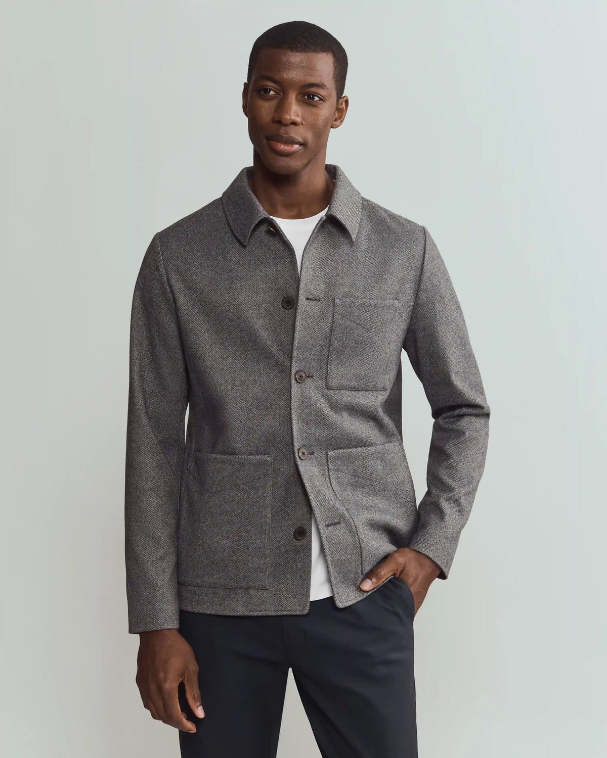 Highlands Chore Coat -- Asphalt Heather