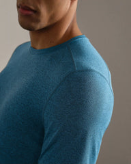 Invictus Training Tee V2 -- Azure Blue Heather