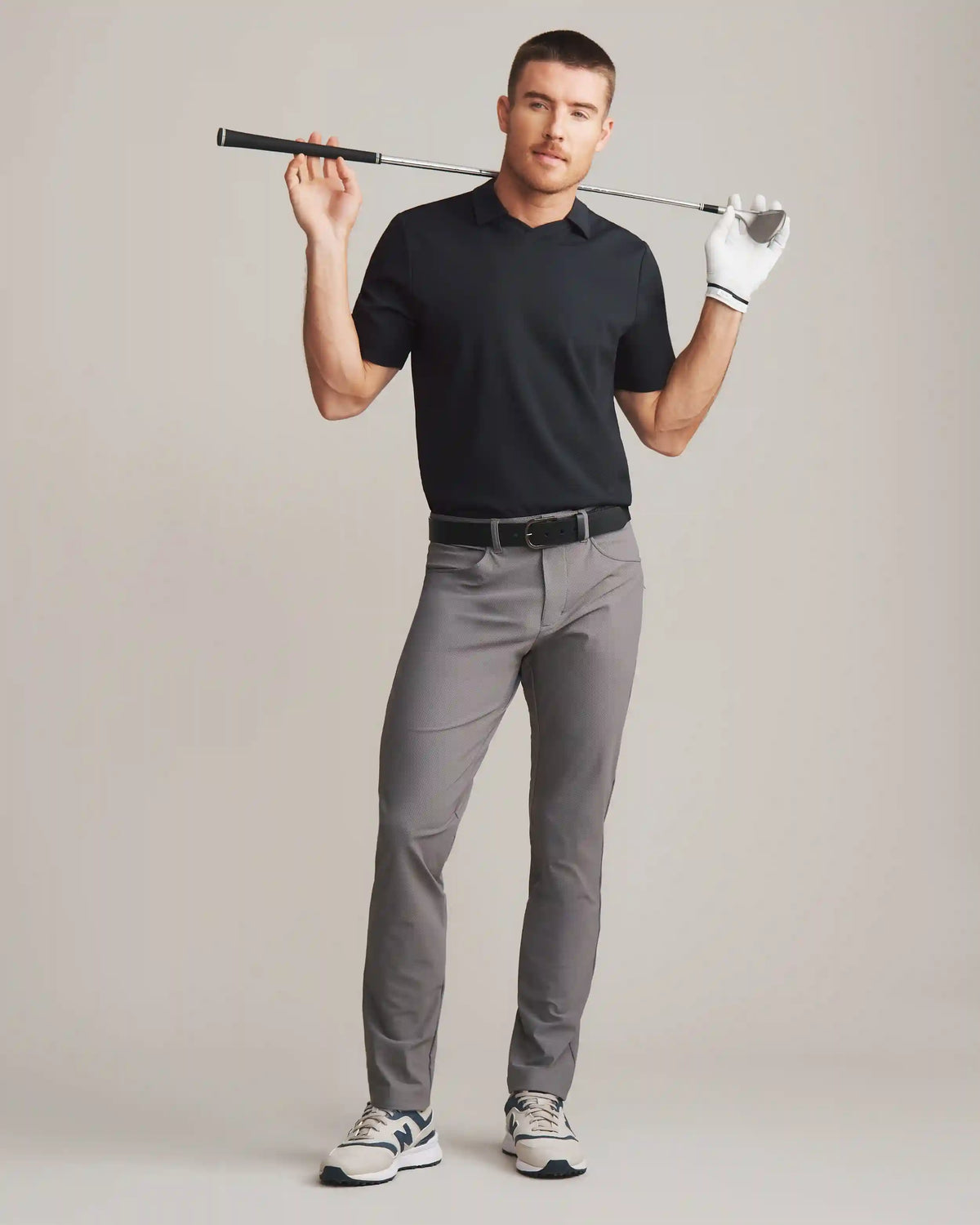 Links Golf Polo -- Black