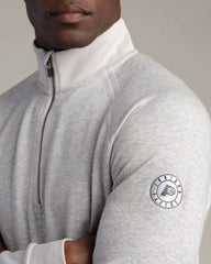 NBA Heritage Midweight 1/4 Zip -- Heather Gray -- Indiana Pacers