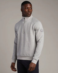 NBA Heritage Midweight 1/4 Zip -- Heather Gray -- Minnesota Timberwolves