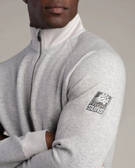 NBA Heritage Midweight 1/4 Zip -- Heather Gray -- Phoenix Suns