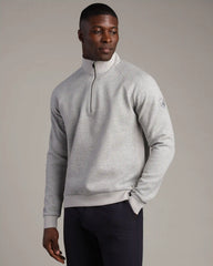 NBA Heritage Midweight 1/4 Zip -- Heather Gray -- Philadelphia 76ers