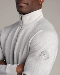 NBA Heritage Midweight 1/4 Zip -- Heather Gray -- Philadelphia 76ers