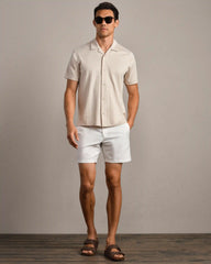 Palms Camp Collar Shirt -- Bone