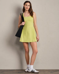 Rally Dress -- Citron Green