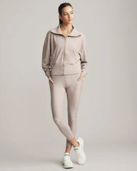 Ripple Full Zip -- Taupe