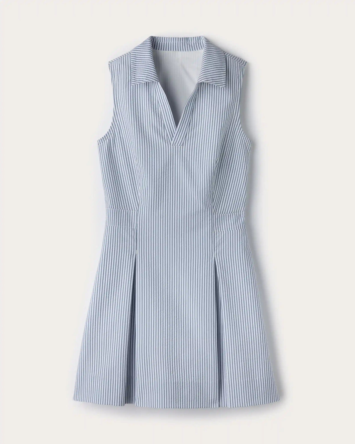 Saltair Dress -- Washed Navy Stripe