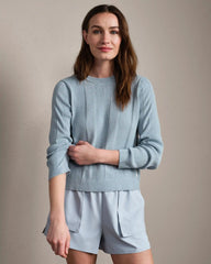 Somer Pullover Sweater -- Blue Dawn