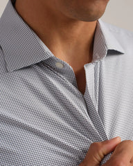 State of Mind Shirt - Slim Fit -- Lichen Green Grid