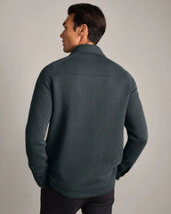 Weekender Shacket -- Pine Gray